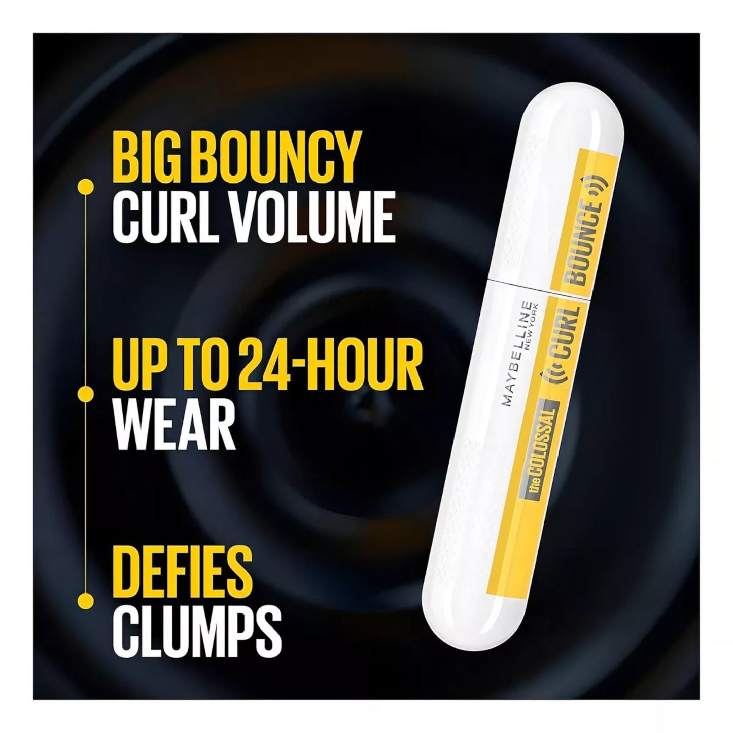 Máscara Maybelline Curl Bounce Very Black 355